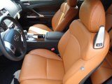 2012 Lexus IS 250 C Convertible Saddle Tan Interior