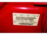2008 Sentra Color Code for Red Alert - Color Code: A20