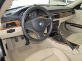 2007 BMW 3 Series 335i Coupe Cream Beige Interior