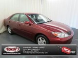 2004 Salsa Red Pearl Toyota Camry LE #68664886