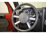 2009 Jeep Wrangler Sahara 4x4 Steering Wheel
