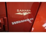 2009 Jeep Wrangler Sahara 4x4 Marks and Logos