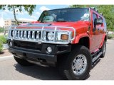 2007 Hummer H2 Victory Red