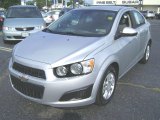 2012 Silver Ice Metallic Chevrolet Sonic LS Sedan #68664546