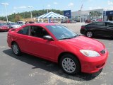 2004 Rally Red Honda Civic LX Coupe #68664525