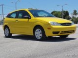 2007 Screaming Yellow Ford Focus ZX3 SES Coupe #68708107