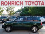 2002 Electric Green Mica Toyota Highlander Limited 4WD #68708104