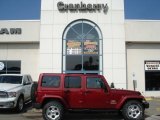 2013 Deep Cherry Red Crystal Pearl Jeep Wrangler Unlimited Sahara 4x4 #68707439