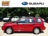 2008 Garnet Red Pearl Subaru Forester 2.5 X #68707422
