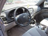 2007 Hyundai Santa Fe SE 4WD Gray Interior