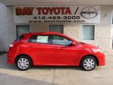 Radiant Red Toyota Matrix in 2012