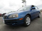 2005 Tidal Wave Blue Hyundai Elantra GLS Hatchback #68707943