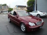 Bordeaux Red Metallic Mercedes-Benz C in 2003