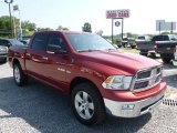 2009 Inferno Red Crystal Pearl Dodge Ram 1500 Big Horn Edition Crew Cab 4x4 #68707900