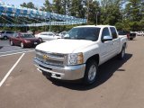 2013 White Diamond Tricoat Chevrolet Silverado 1500 LT Crew Cab 4x4 #68707883