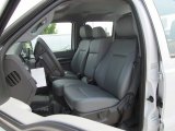 2012 Ford F550 Super Duty XL Crew Cab 4x4 Commercial Utility Steel Interior