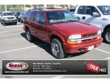 2004 Dark Cherry Red Metallic Chevrolet Blazer LS 4x4 #68707196