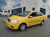 2010 Summer Yellow Chevrolet Aveo LT Sedan #68707562