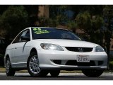 2005 Taffeta White Honda Civic LX Coupe #68772504