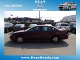 2002 Dark Carmine Red Metallic Chevrolet Impala LS #68772216