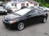 2007 Nighthawk Black Pearl Honda Civic LX Coupe #68772414