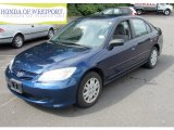 2004 Eternal Blue Pearl Honda Civic LX Sedan #68771855