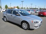 Apex Silver Metallic Mitsubishi Lancer in 2008