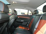 2009 Chevrolet Malibu LTZ Sedan Rear Seat