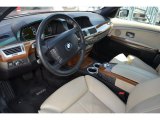 2007 BMW 7 Series 750Li Sedan Beige Interior