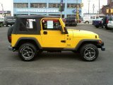 2004 Solar Yellow Jeep Wrangler X 4x4 #68771964