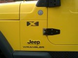 2004 Jeep Wrangler X 4x4 Marks and Logos