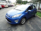 Blue Flame Metallic Ford Fiesta in 2011