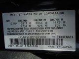 2005 MAZDA3 Color Code for Carbon Gray Mica - Color Code: 28B