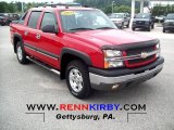 2004 Victory Red Chevrolet Avalanche 1500 Z71 4x4 #68829904