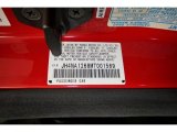 1991 Acura NSX  Info Tag