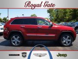 2012 Deep Cherry Red Crystal Pearl Jeep Grand Cherokee Overland 4x4 #68829480