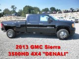 2013 Onyx Black GMC Sierra 3500HD Denali Crew Cab 4x4 Dually #68830151
