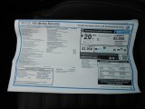 2013 Volkswagen CC VR6 4Motion Executive Window Sticker