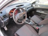 2011 Subaru Impreza WRX Sedan Carbon Black Interior