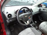 2012 Chevrolet Sonic LS Sedan Jet Black/Dark Titanium Interior