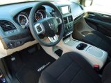 2012 Dodge Grand Caravan SXT Black/Light Graystone Interior
