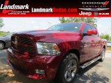 2011 Deep Cherry Red Crystal Pearl Dodge Ram 1500 Sport Crew Cab #68829636