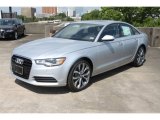 Ice Silver Metallic Audi A6 in 2013