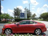 2012 Mars Red Mercedes-Benz C 250 Coupe #68889566