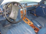 1986 Mercedes-Benz SL Class 560 SL Roadster Blue Interior