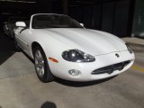 2003 Jaguar XK Onyx White