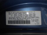 2003 Sienna Color Code for Sailfin Blue Pearl - Color Code: 8L9