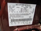 2008 F450 Super Duty Color Code for Dark Copper Metallic - Color Code: T5