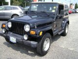 2001 Black Jeep Wrangler Sahara 4x4 #68889441