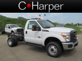 2012 Oxford White Ford F350 Super Duty XL Regular Cab 4x4 Dually Chassis #68889430